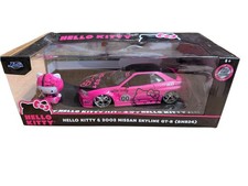 Jada Hello Kitty 2002 Nissan Skyline Gt-r Bnr34 124 Damaged Box