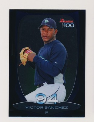 VICTOR SANCHEZ   2013 Bowman Chrome Top 100 Prospects Insert #BTP-94 Mariners