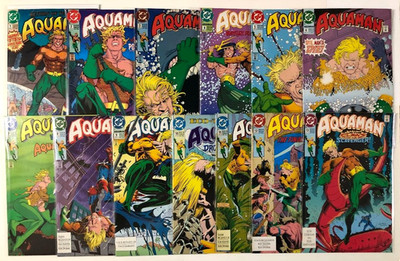AQUAMAN (1991) #1-13 COMPLETE SET LOT FULL RUN DC JUSTICE LEAGUE KEVIN MAGUIRE