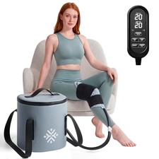 Ice Machine for Knee After Surgery w/Compression, Hip Replacement Cold Therap...
