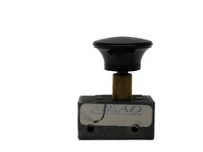 USED Bimba MEAD 1/8” NPT 3 Port 2 Pos Manually Operated Air Control Valve MV-140