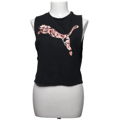 Puma x Kenza, Trainingsshirt, Größe: XS, Schwarz, Print, Damen #sB1