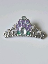 2020 Disney Princess Ariel Crown Tiara The Little Mermaid Jewel Glitter Pin