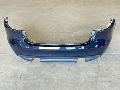  2016-2020 JAGUAR XF COMPLETE REAR BUMEPR COVER GRILL W/PDC BLACK OEM  LOT2621