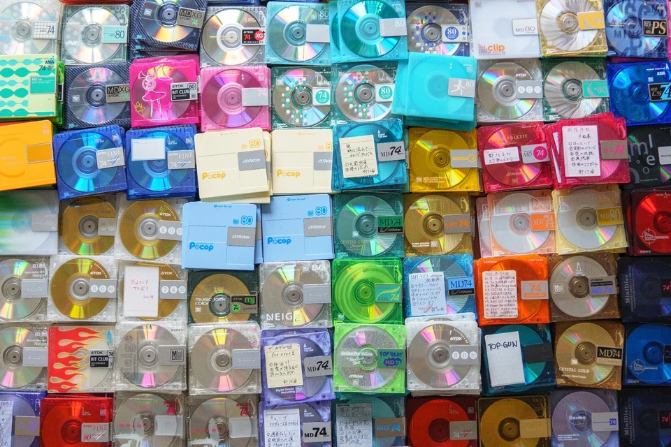 10 ☉ TEN disc VARIETY PACK of MDs minidisc ⏏︎ 60/74/80 MIN [bulk $1.82 / DISC] - Image 3 of 4