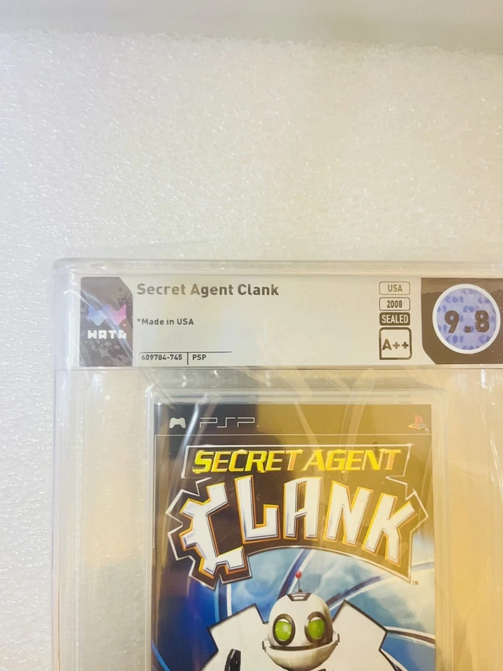Secret Agent Clank PSP, 2008 USA WATA graded 9.8 A++ Sealed Y-Fold - Image 3 of 4