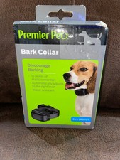 Dog trainer Premier Pet Bark Collar, 8 Pounds, 15 Levels of Static NIB