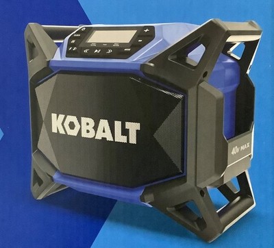 Kobalt 40V MAX Portable Hybrid Radio & Bluetooth Speaker Bare Tool KJR 1040-03