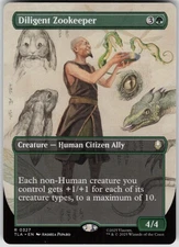 MTG Diligent Zookeeper (Borderless) Normal NM Avatar: The Last Airbender Magic 3