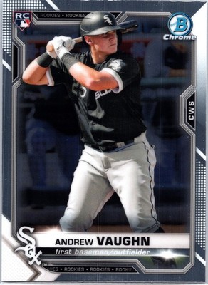 2021 Bowman Chrome #5 Andrew Vaughn Chicago White Sox