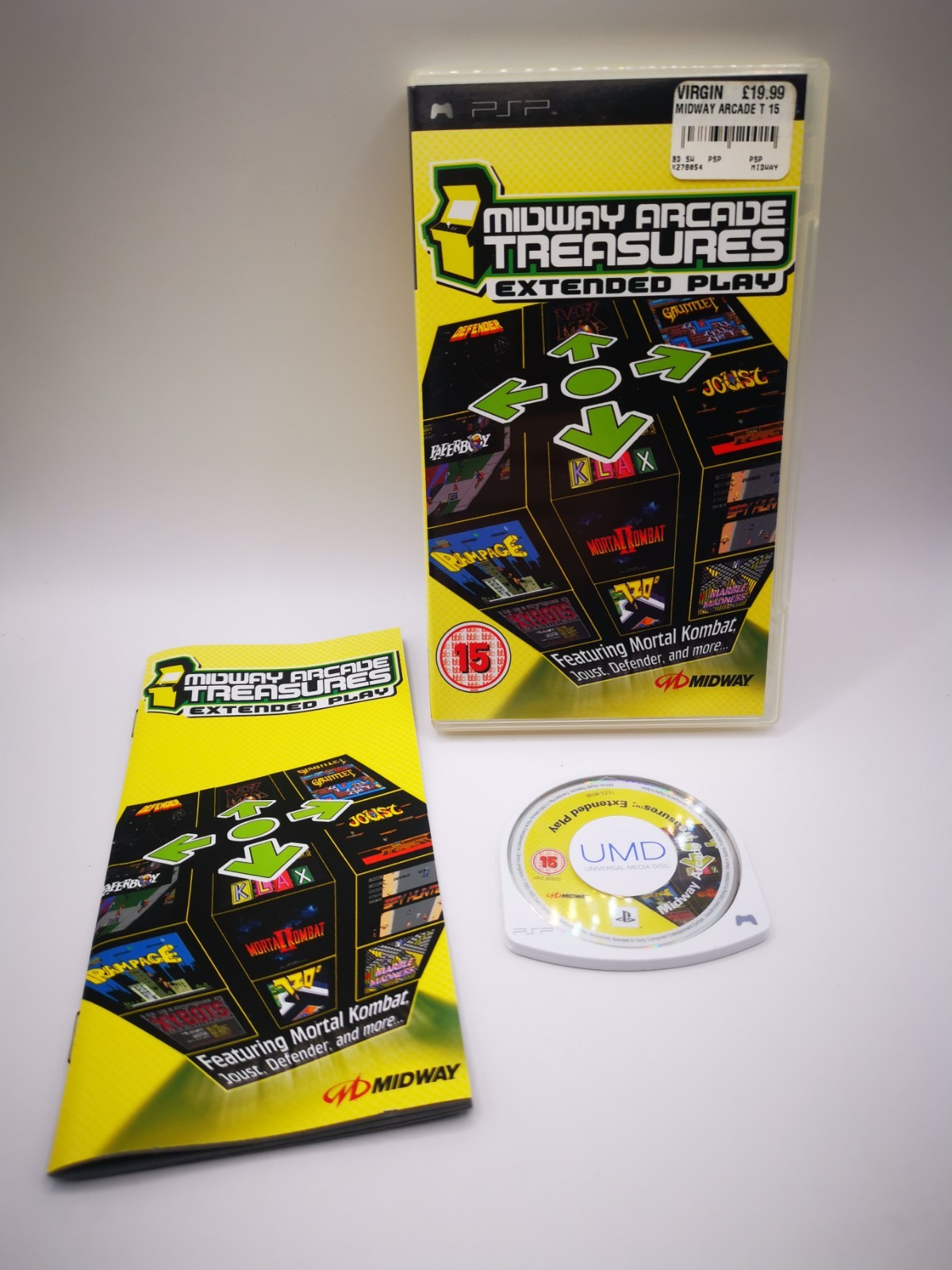 Psp Midway Arcade Treasures Game Sony PlayStation