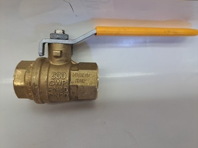 Lot of 8 RUB Inc. CW617N 3/4''  Ball Valve NEW