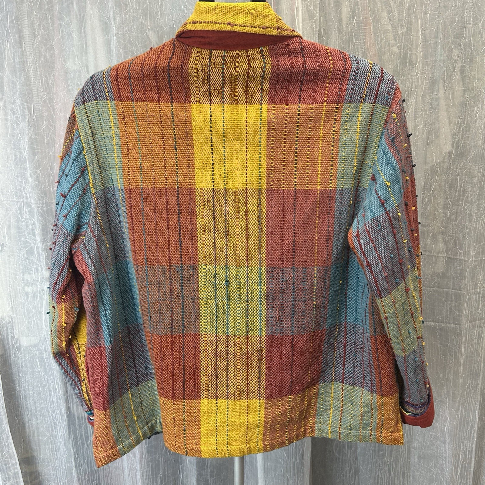 Travel Smith Multicolor Patchwork Cotton Jacket B… - image 6