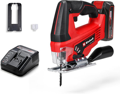 Einhell Li Akku-Stichsäge Set 18V, 2.5Ah Akku, Ladegerät, 70 mm Schnitttiefe