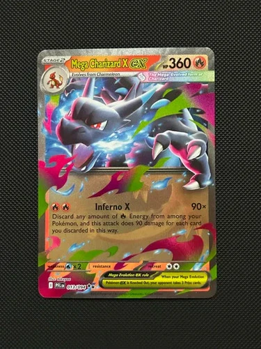 Mega Charizard X ex 013/094 Me02: Phantasmal Flames Holo
