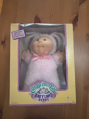 Cabbage Patch Kids Babyland Pink Bunny In Original Box