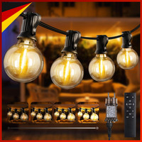 Led Lichterkette AußEn 20M 27+1 G40 Warmweiß Dimmbar Wetterfest Mit