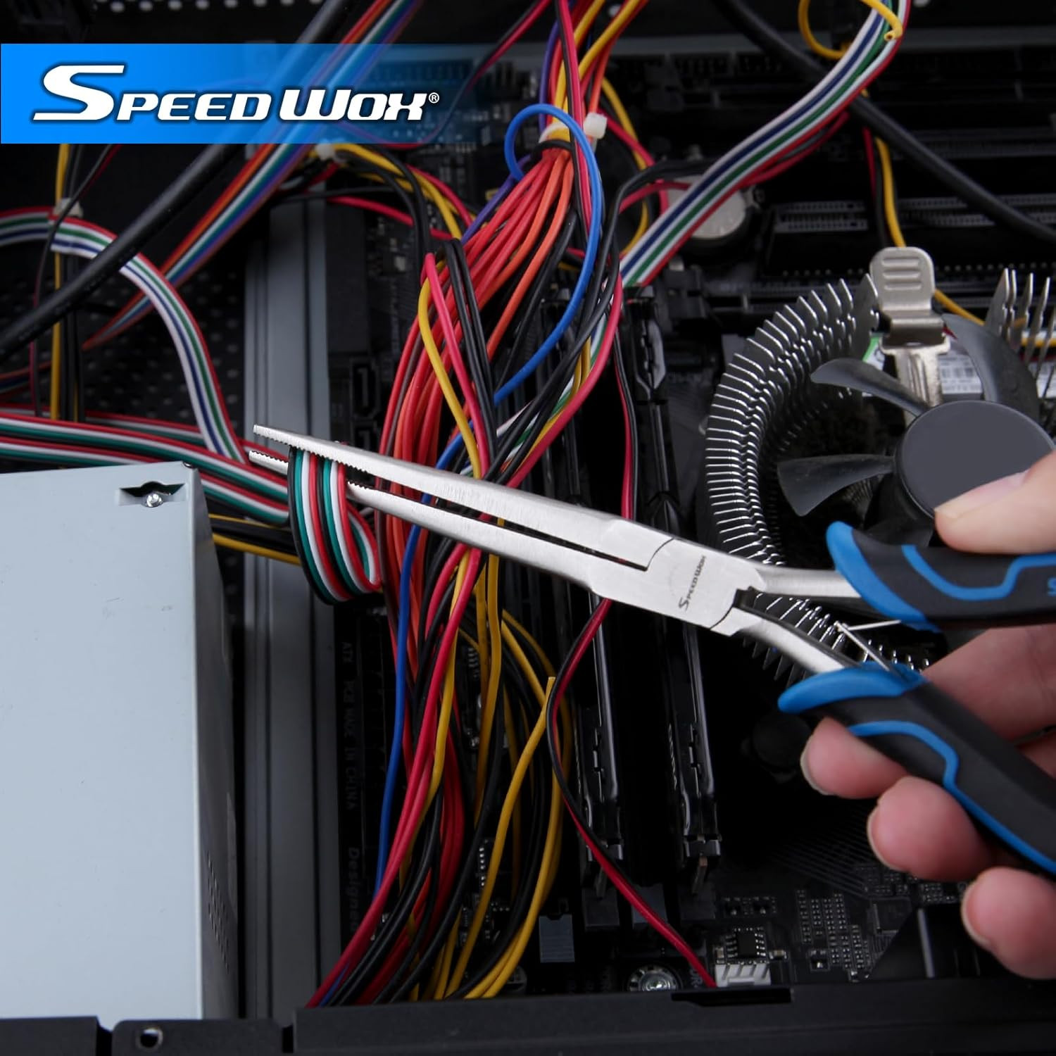 Long Reach Needle Nose Pliers Thin Extra Long Needle Nose Pliers with Serrated J