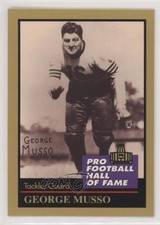 1991 Enor Pro Football Hall of Fame George Musso #104 HOF 1n0