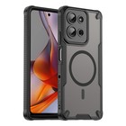Magnetic Case Fo Motorola Moto G35/G55/G75 5G Translucent Shockproof Phone Cover