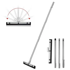 New DrDirt Floor Squeegee 14-Inch Swivel Squeegee Head, Replaceable Foam Rubber