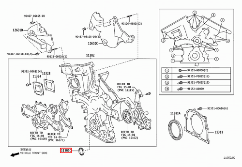 Genuine Lexus IS350 GSE36 GSE31 GSE26 GSE21 3.5 Front Crankshaft Crank Oil Seal - Picture 3 of 20