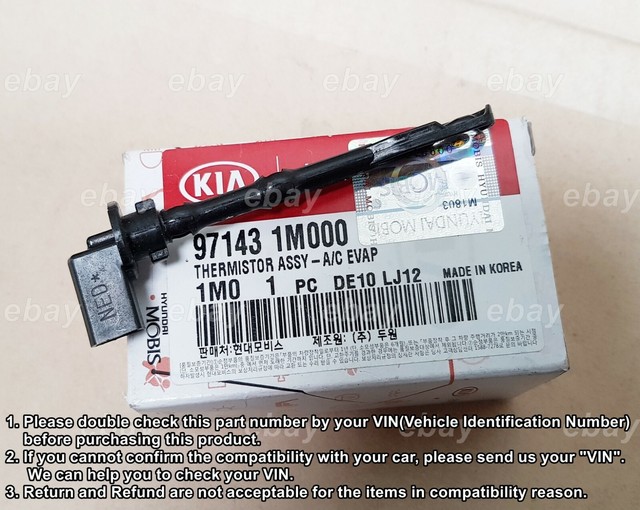 OEM A/C Evaporator Thermistor ASSY KIA Forte (Koup) K900 QUORIS RIO