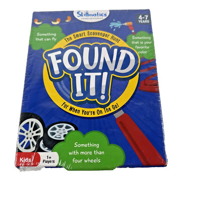 SEALED Skillmatics Card Game FOUND IT Travel Scavenger Hunt for Kids Ages 4 - 7