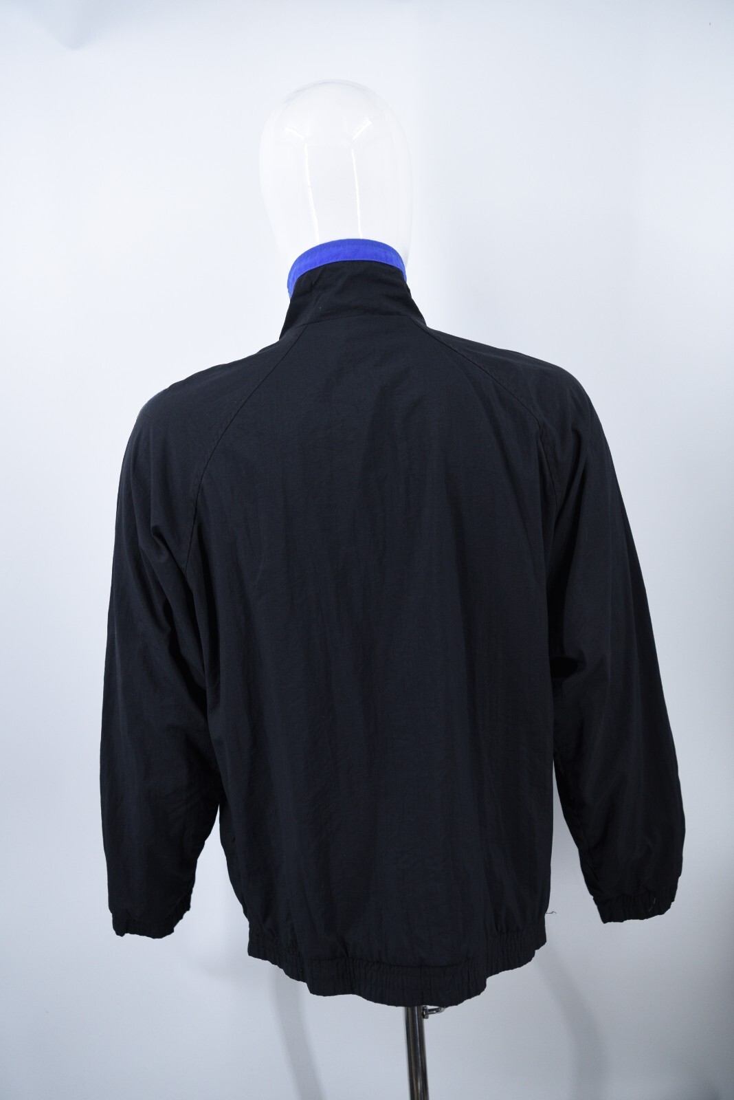 Giacca frangivento vintage FILA cerniera intera nylon manica a nastro nastro nastro uomo 42