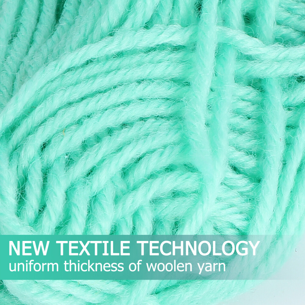 12Pcs Multicolor Woolen Yarn Skeins for Knitting & Crochet eBay