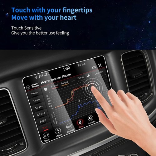 8.4" Car Touch Screen Protector Tempered Glass For 2016-2023 Dodge Charger - Picture 5 of 14