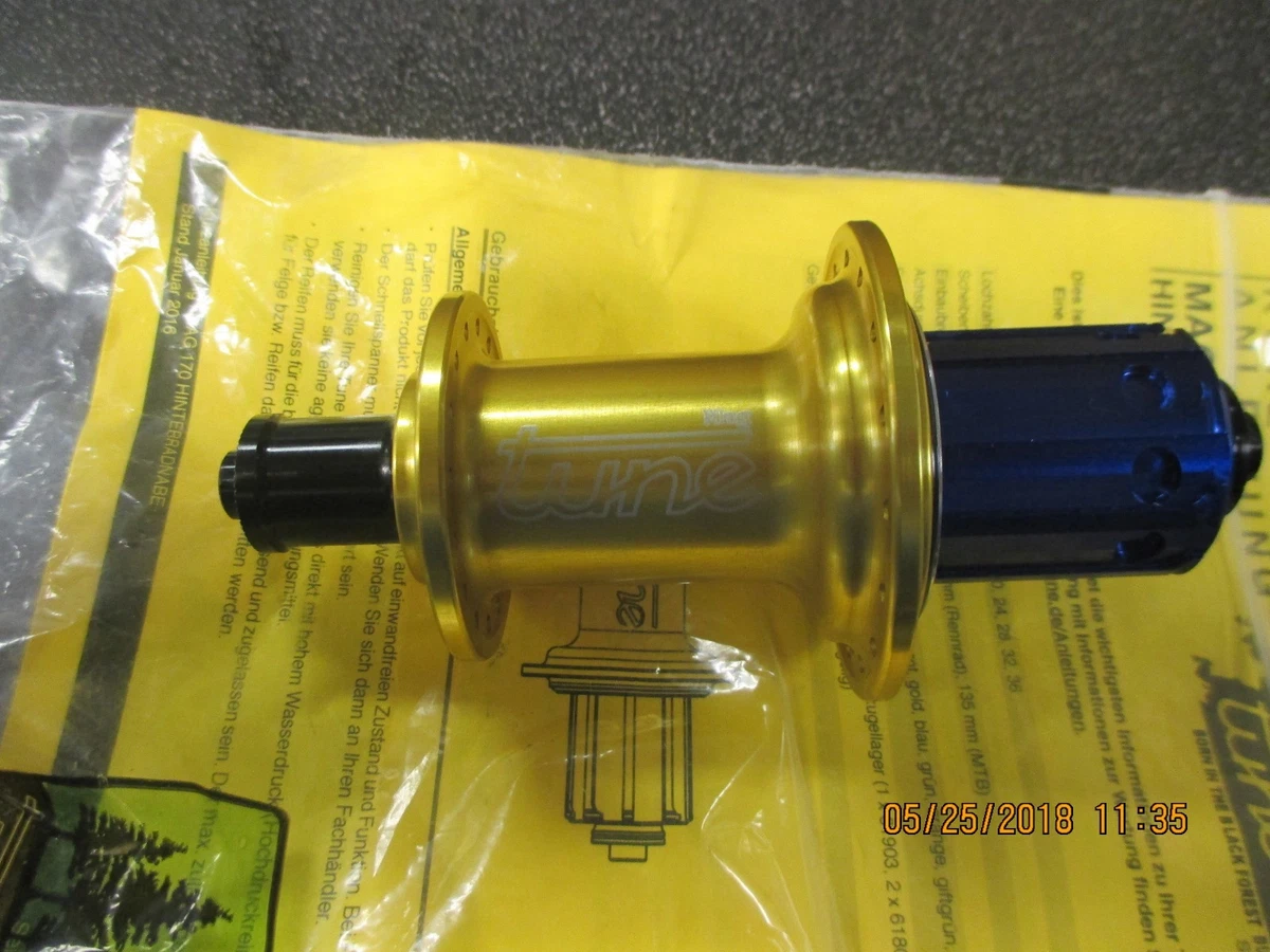 Tune Mag 170 rear hub Shimano/Sram 8,9,10,11 speed compatible 32h 130mm gold NEW