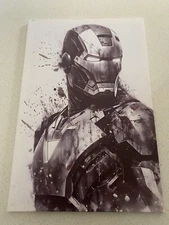 IRON MAN-FRAMED STRETCHED CANVAS PRINT-ART-READY TO HANG-40CMx60CM