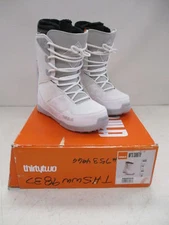 THIRTYTWO SHIFTY WOMEN'S SNOWBOARD BOOTS SIZE 9 WHITE & GRAY 8205000228100