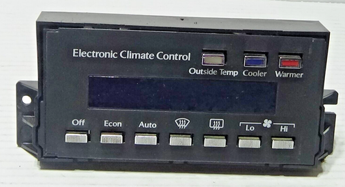 1988-1993 Cadillac De Ville Electronic Climate Heater Control Switch