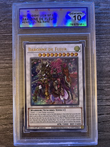 Yu-Gi-Oh! Necro Fleur Card - LED8-EN029 Common 1st Edition From Legendary Duelists: Synchro Storm - View #8
