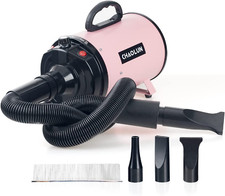 High Velocity Dog Dryer Professional Pet Grooming Blow Dryer 2400W Pink