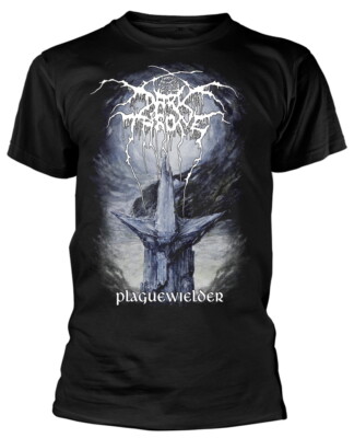Darkthrone 'Plaguewielder' (Schwarz) T-Shirt - NEU & OFFIZIELL!