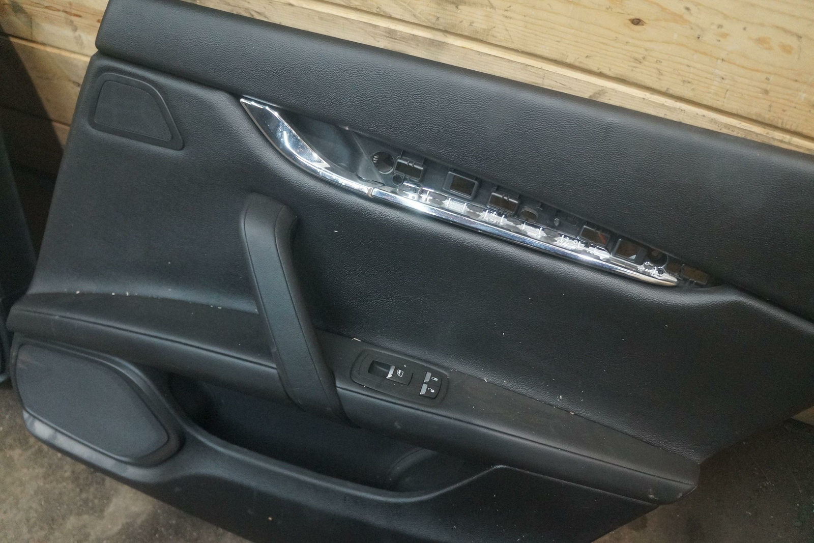 Set 4 Interior Door Trim Panel Black OEM Maserati Quattroporte M156 2014 *Note*