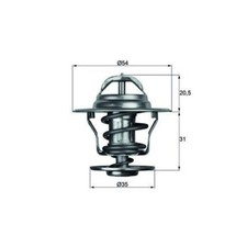 Thermostat Porsche 968