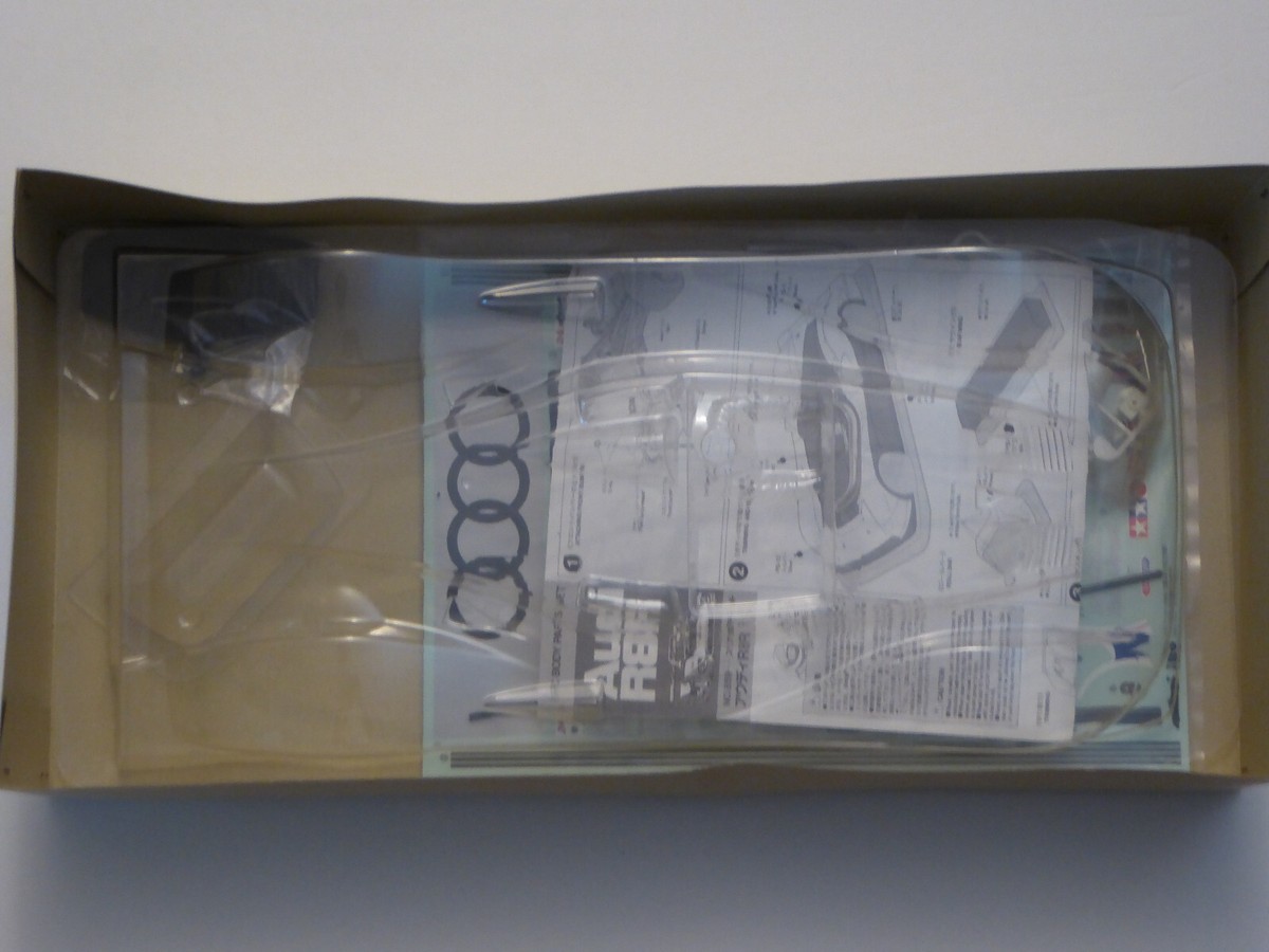 TAMIYA Audi R8R ボディパーツセット NEW Tamiya 1/10 RC Audi R8R Body Set 50859 for 58247 F103LM