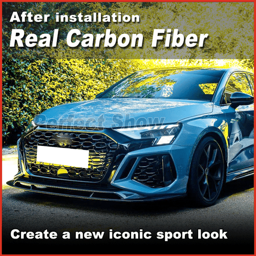 Labio delantero Dry Carbon labio del alerón espada alerón alerón delantero para Audi RS3 8Y  - Imagen 3 de 18