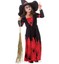 FASCHING Kinderkostüm Samantha Hexenkleid Größe 116 – Schwarz/rot Für Halloween