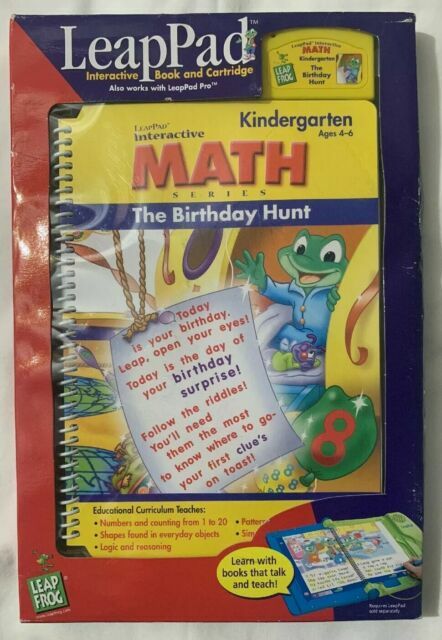 Leapfrog Leappad Book Cartridge Leap 1 Math The Birthday Hunt For Sale Online Ebay