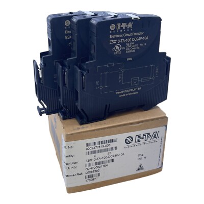 ETA ESX10-TA-100-DC24V-10A Kreislaufschutz VE:3stk ETA ESX10-TA-100-DC24V-10A ET