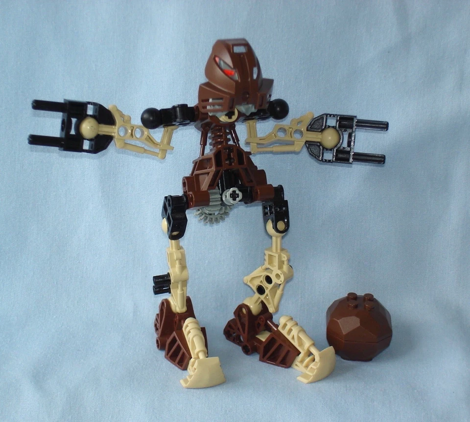 Lego Bionicle TOA 2001 ORIGINAL - Juego de 6 - 100 % completo (8531-8536) Mata Nui Foto 3 de 4