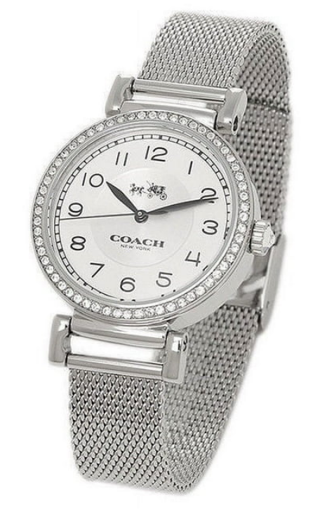 COACH 14502651 MADISON WHITE GLITZ DIAL SILVER STAINLESS  display picture 1