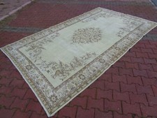 Teppich für Kinderzimmer 10,2x6,1 Fuß Übergröße Vintage Teppich, großer türkischer Wollteppich 2003