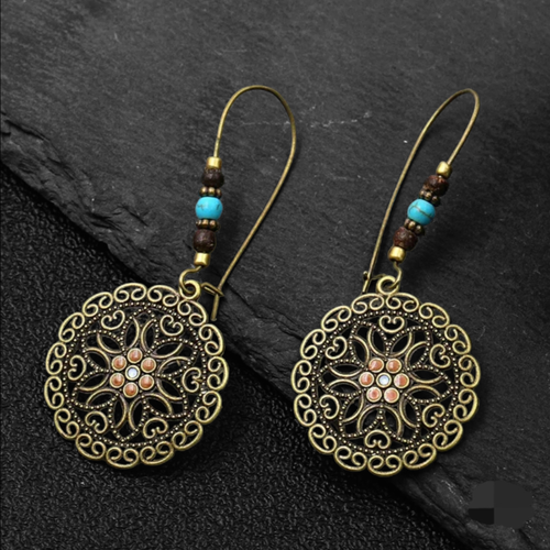 Vintage Boho Style Antique Finish Dangle Drop Earrings For Women Fashion Jewelry eBay