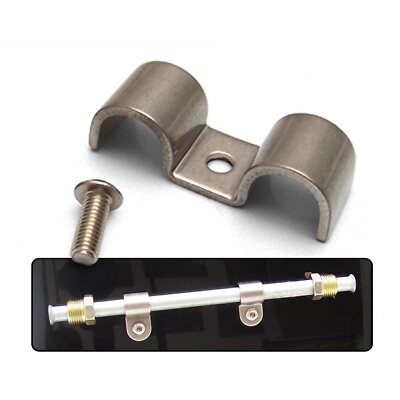5/16 Stainless Steel Double Line Clamps - Pack of 12 teardrop trailer modified